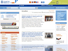 Tablet Screenshot of conselldemallorca.net